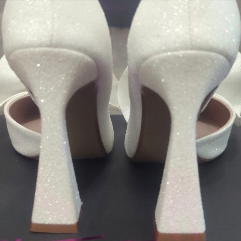 Betsey Johnson Nobble Sparkle Glitter Pumps Womens Size 7 - Picture 13 of 14